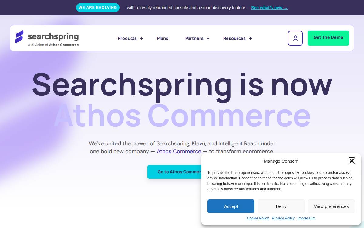 Searchspring , website preview