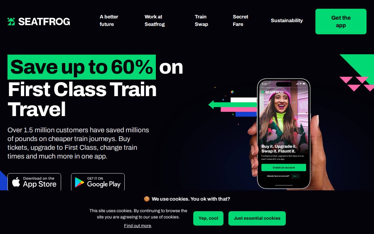Seatfrog website preview