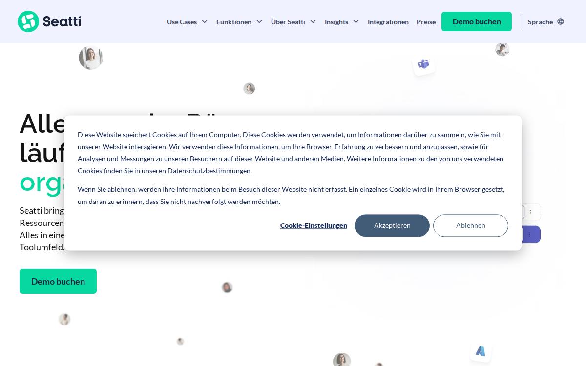 Seatti website preview