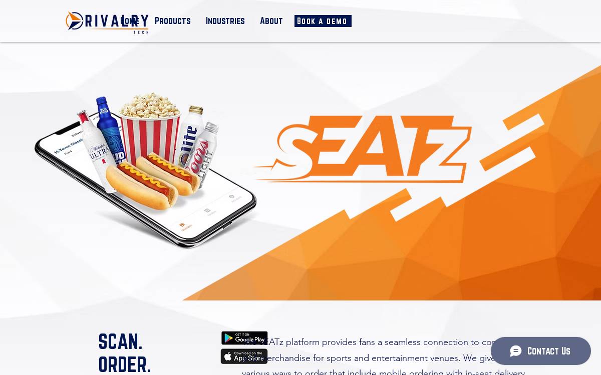 sEATz website preview