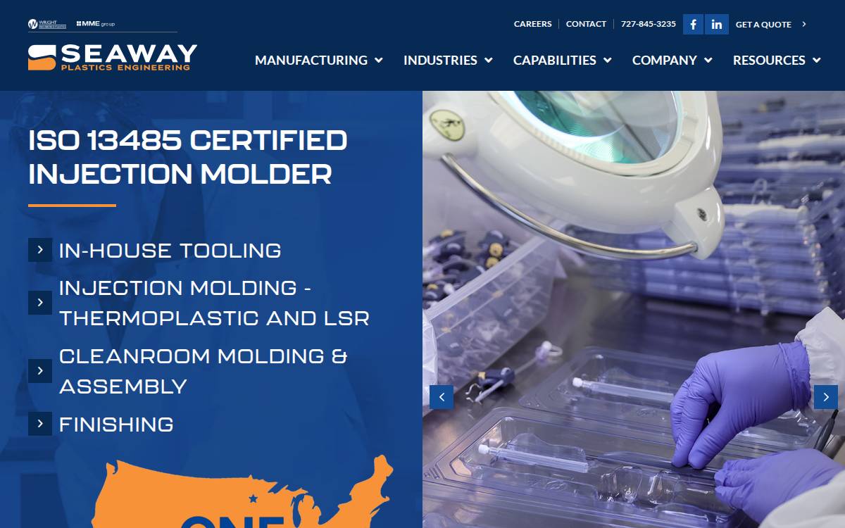 Seawayplastics website preview