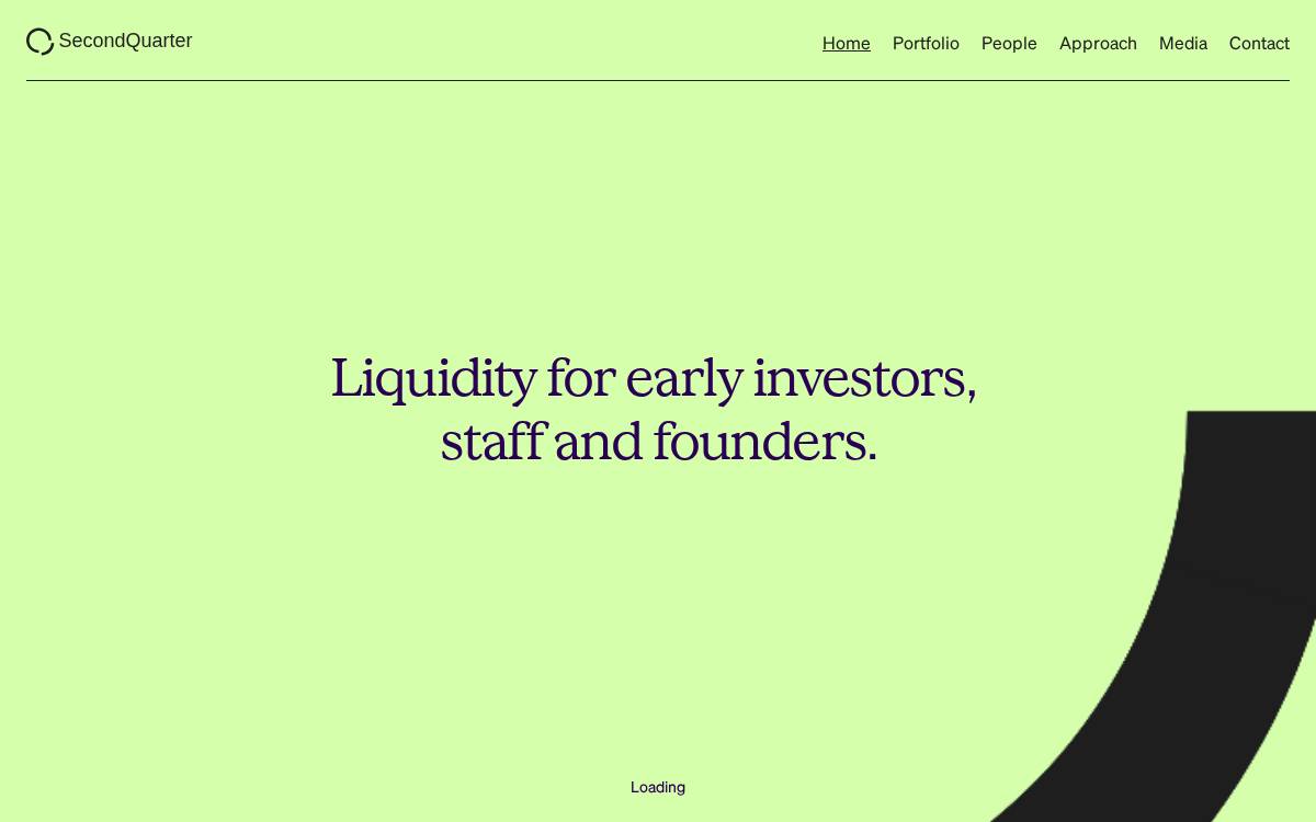 Second Quarter website preview