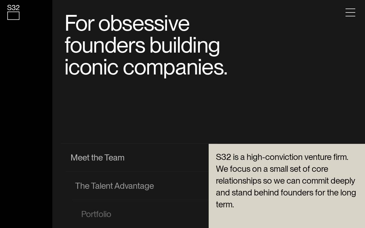 Section 32 website preview