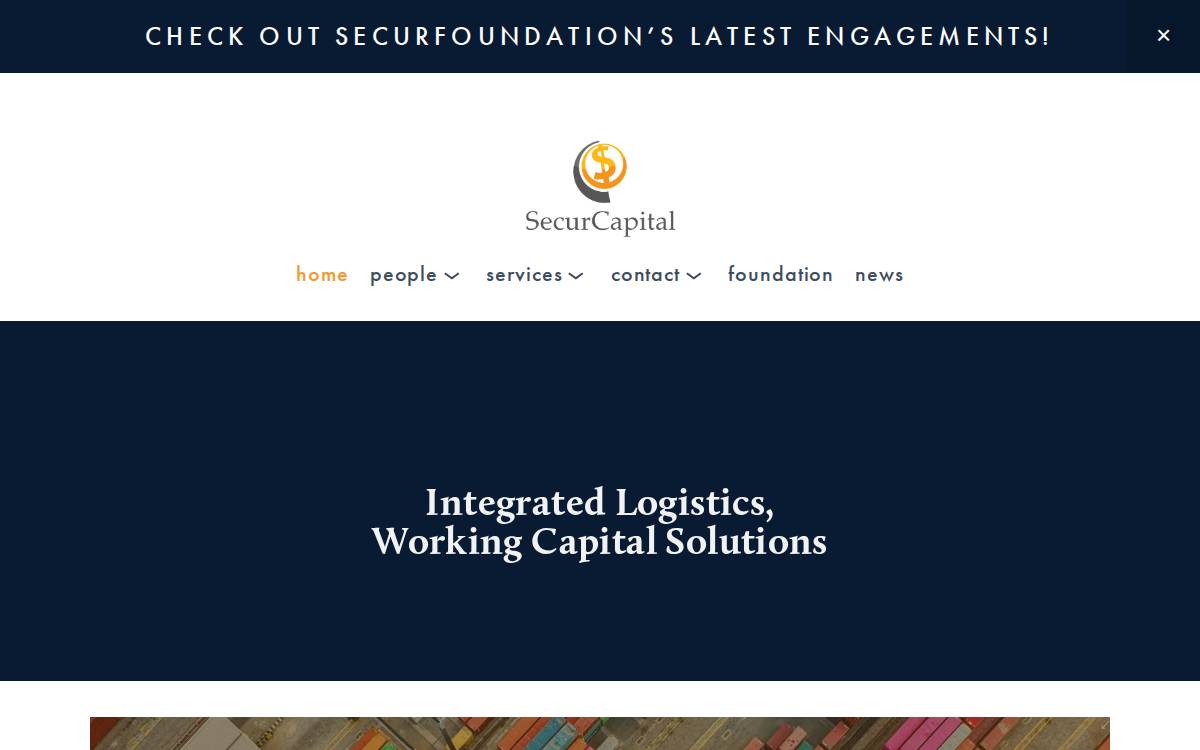 SecurCapital website preview