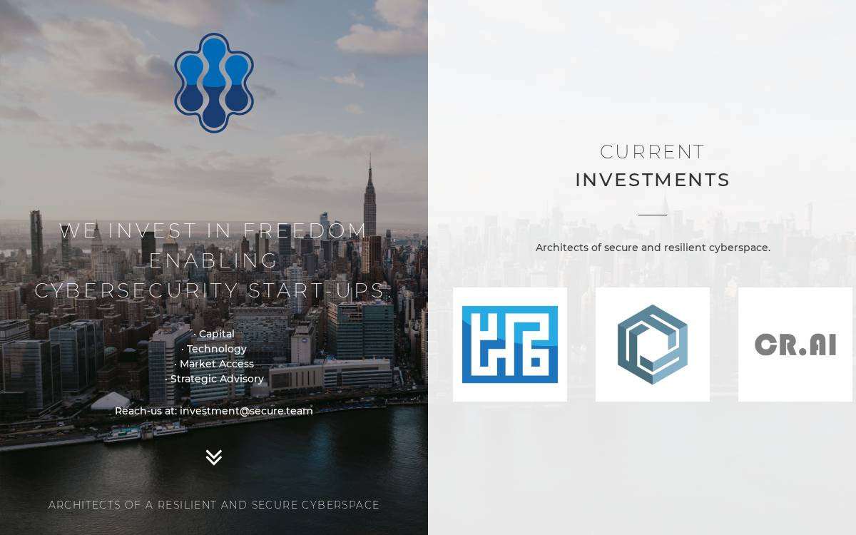 Secure Industries website preview
