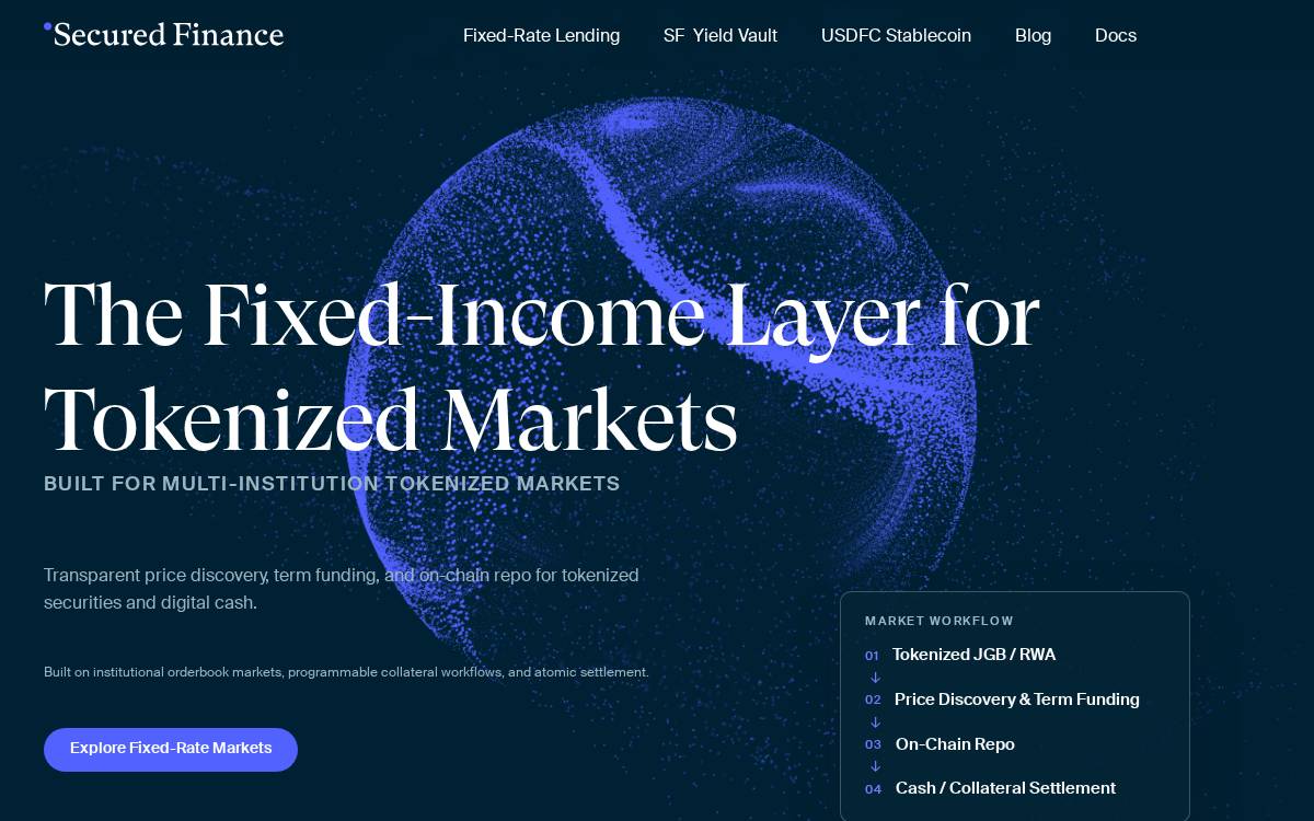 Secured Finance website preview
