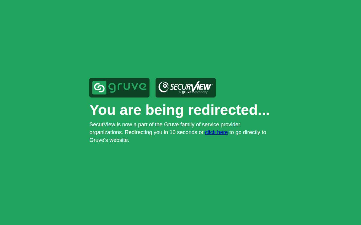 SecurView website preview