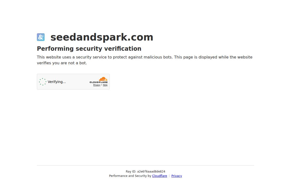 Seed&Spark website preview