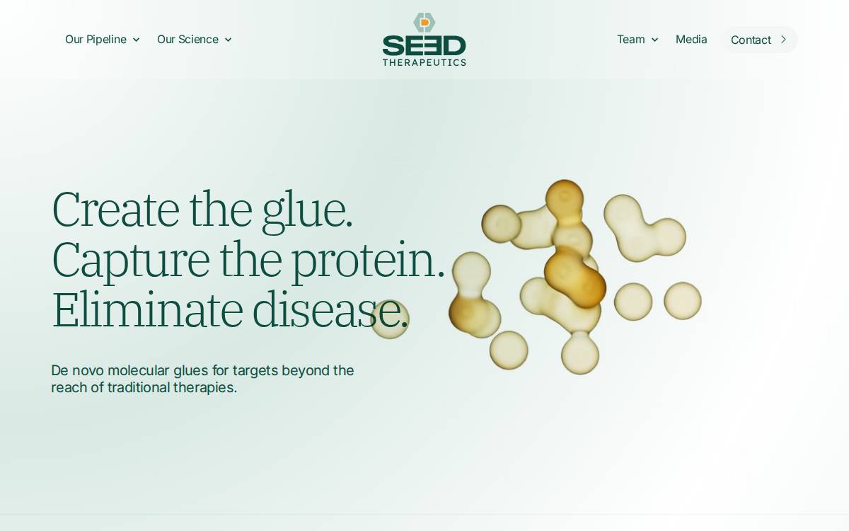 Seed Tx website preview
