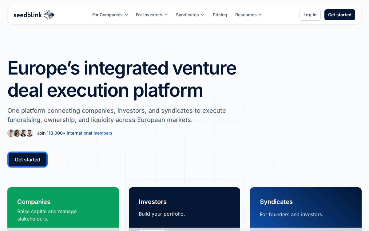 Seedblink website preview