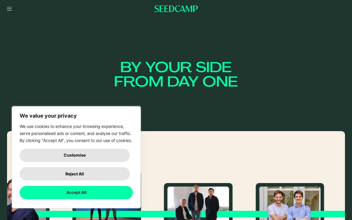 Seedcamp website preview