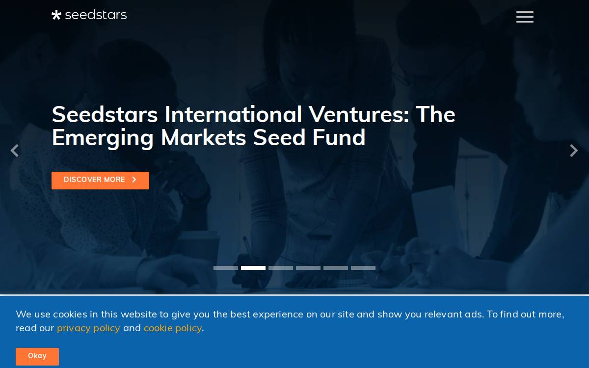 Seedstars website preview
