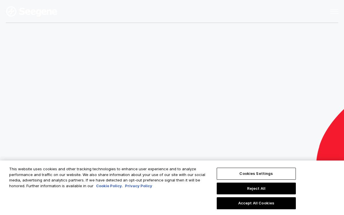 Seegene Venture Capital website preview