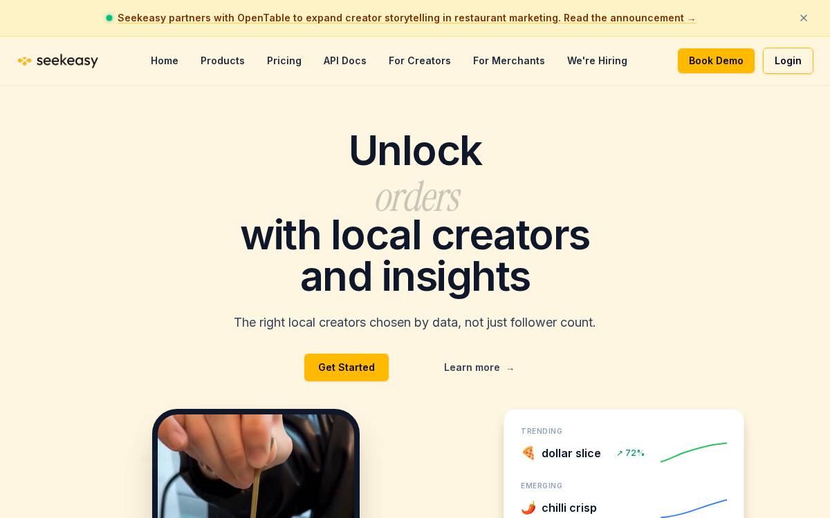 Seekeasy website preview