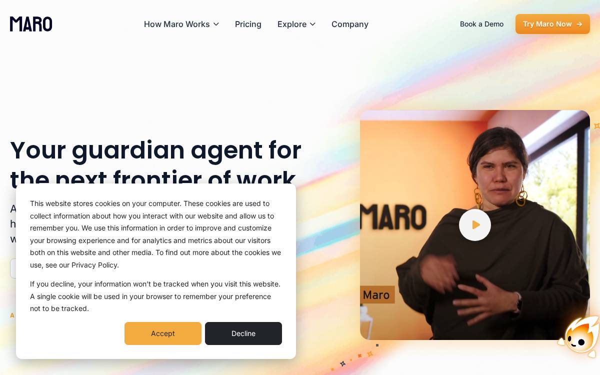 Seekmaro website preview