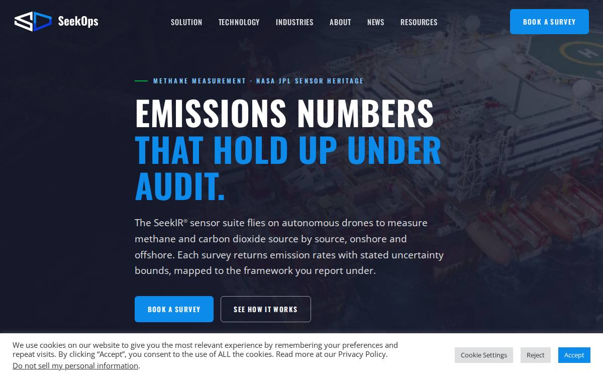 Seekops website preview