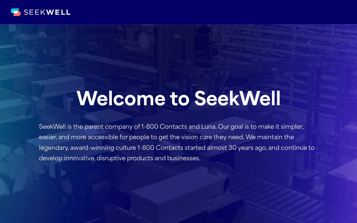 Seekwell website preview