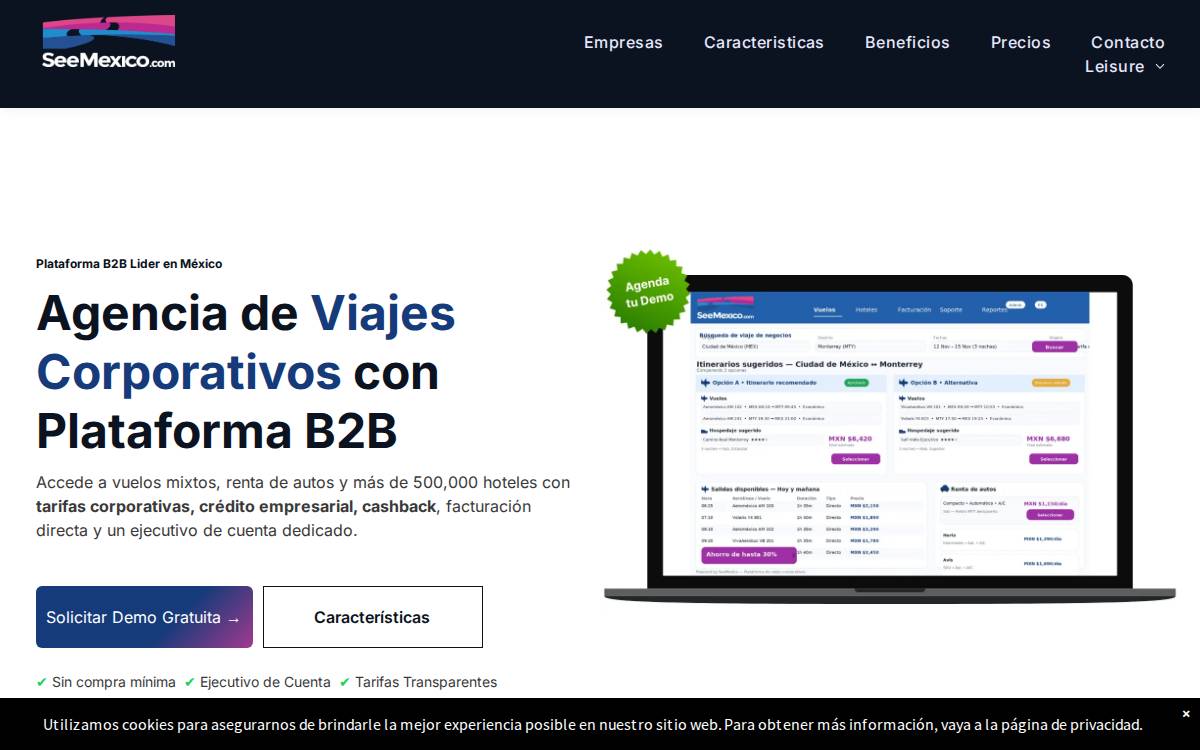 Seemexico website preview