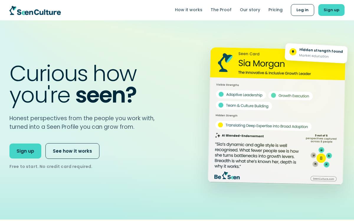 SeenCulture website preview