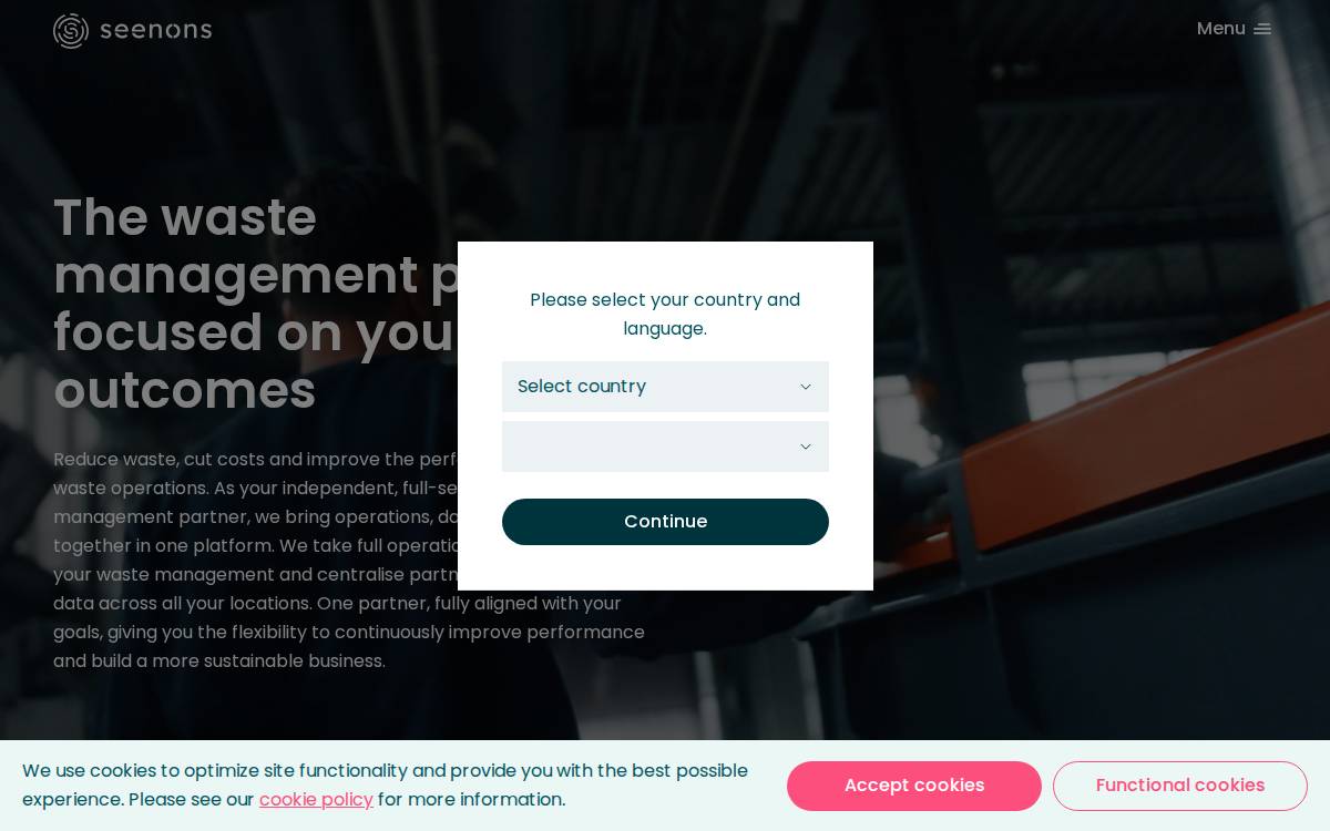 Seenons website preview