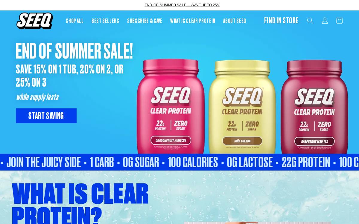 SEEQ website preview