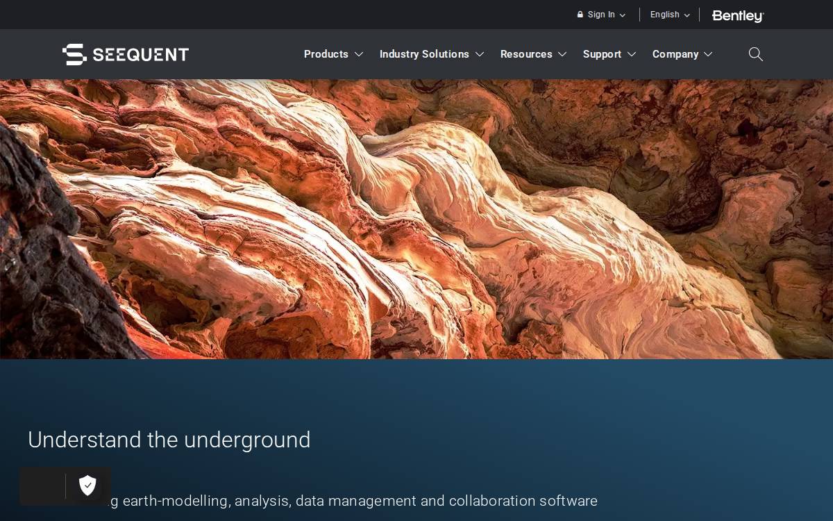 Seequent website preview