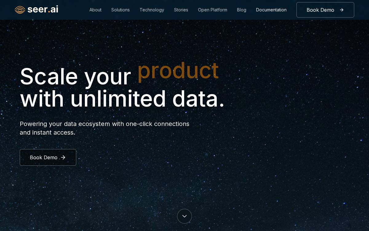 Seerai website preview