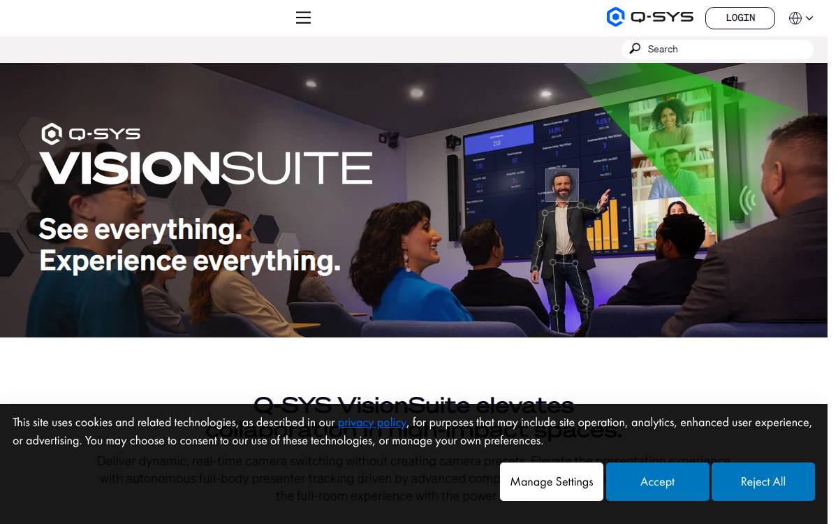 Seervision website preview