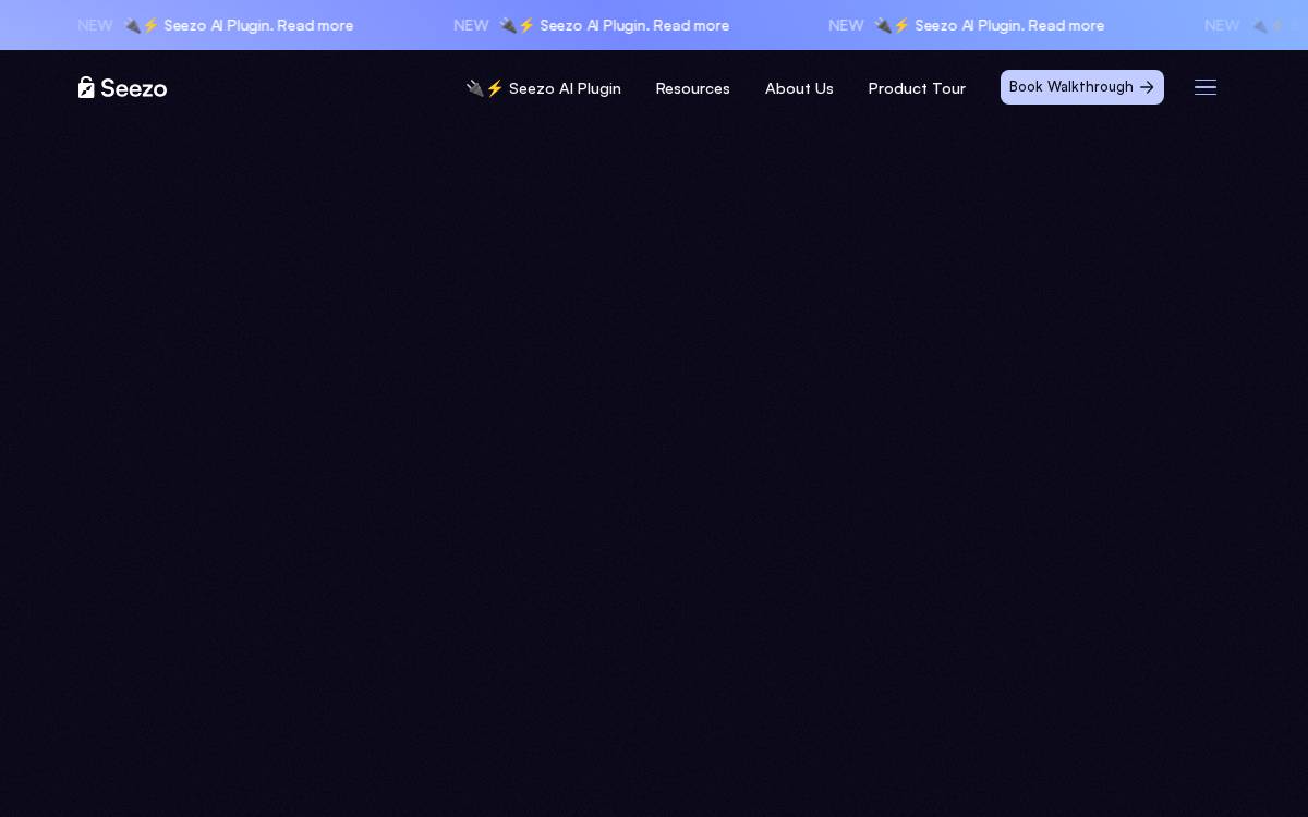 Seezo website preview