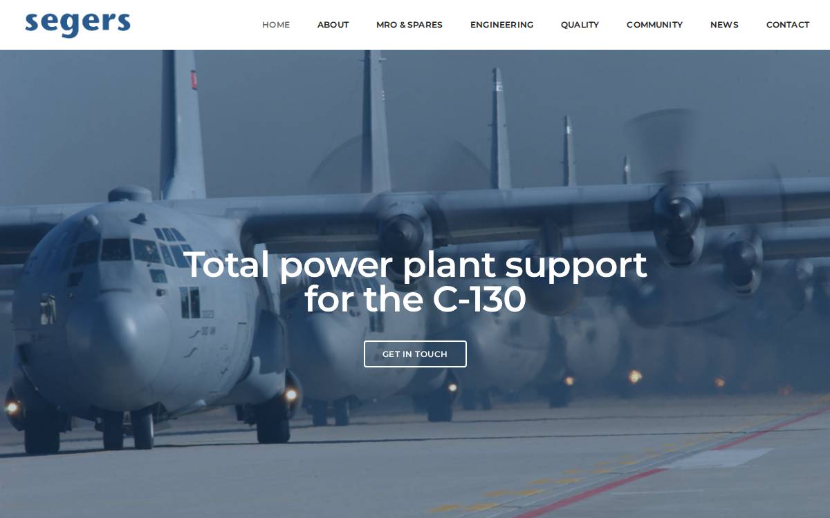 Segers website preview
