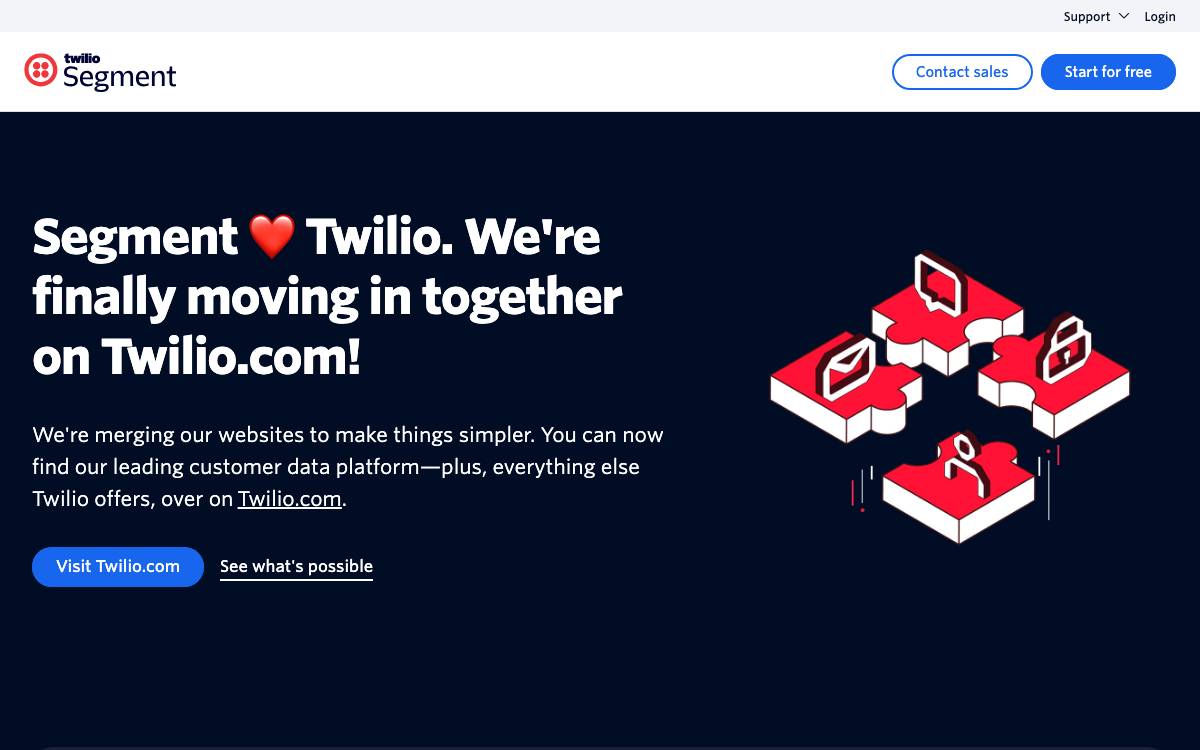 Segment website preview