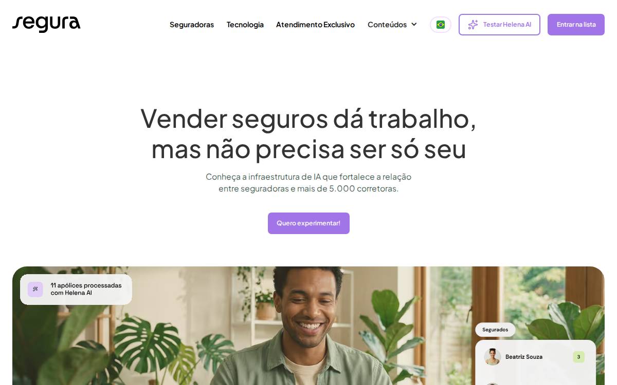 Segura website preview