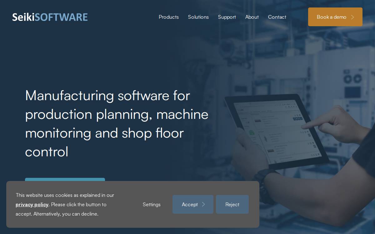 Seikisystems website preview