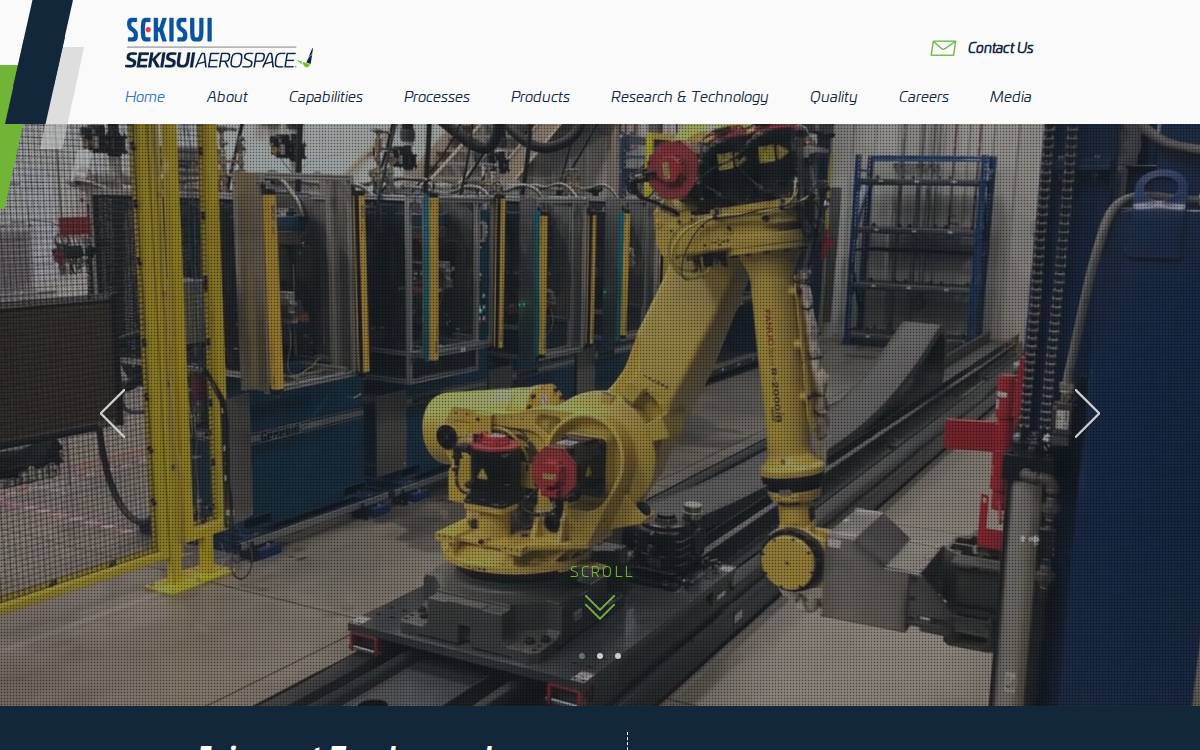 Sekisuiaerospace website preview