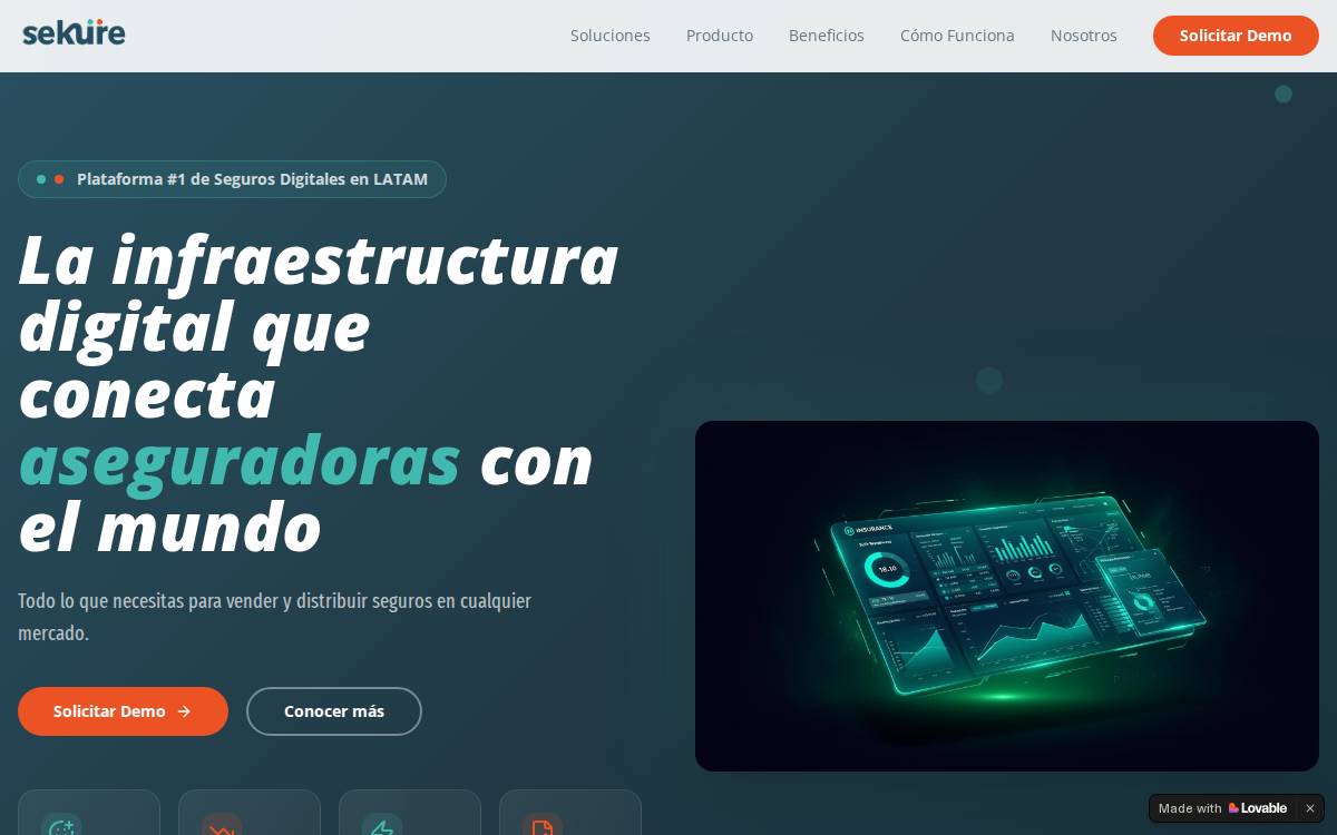 Sekure website preview