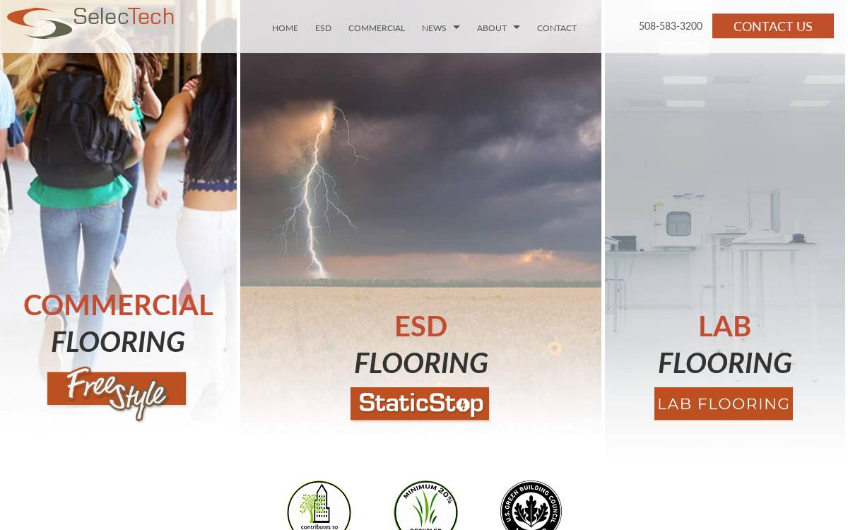 Selectechinc website preview
