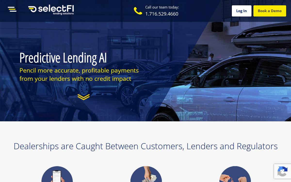 Selectfi website preview