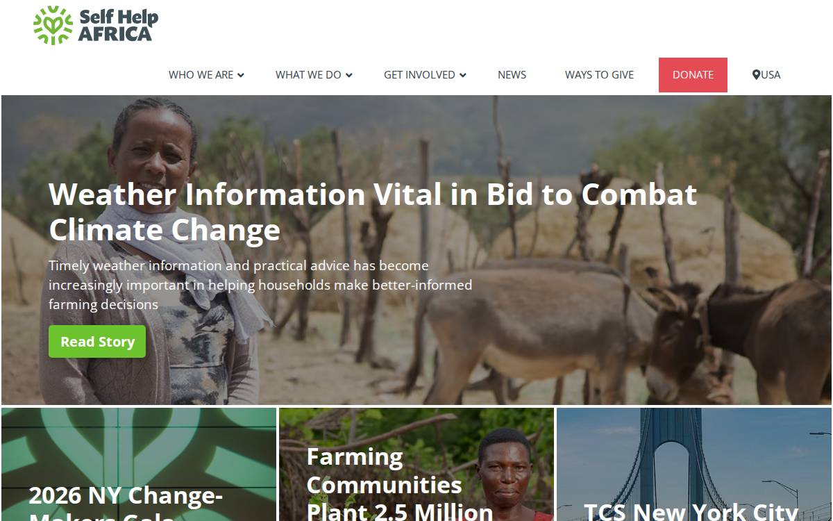 Selfhelpafrica website preview