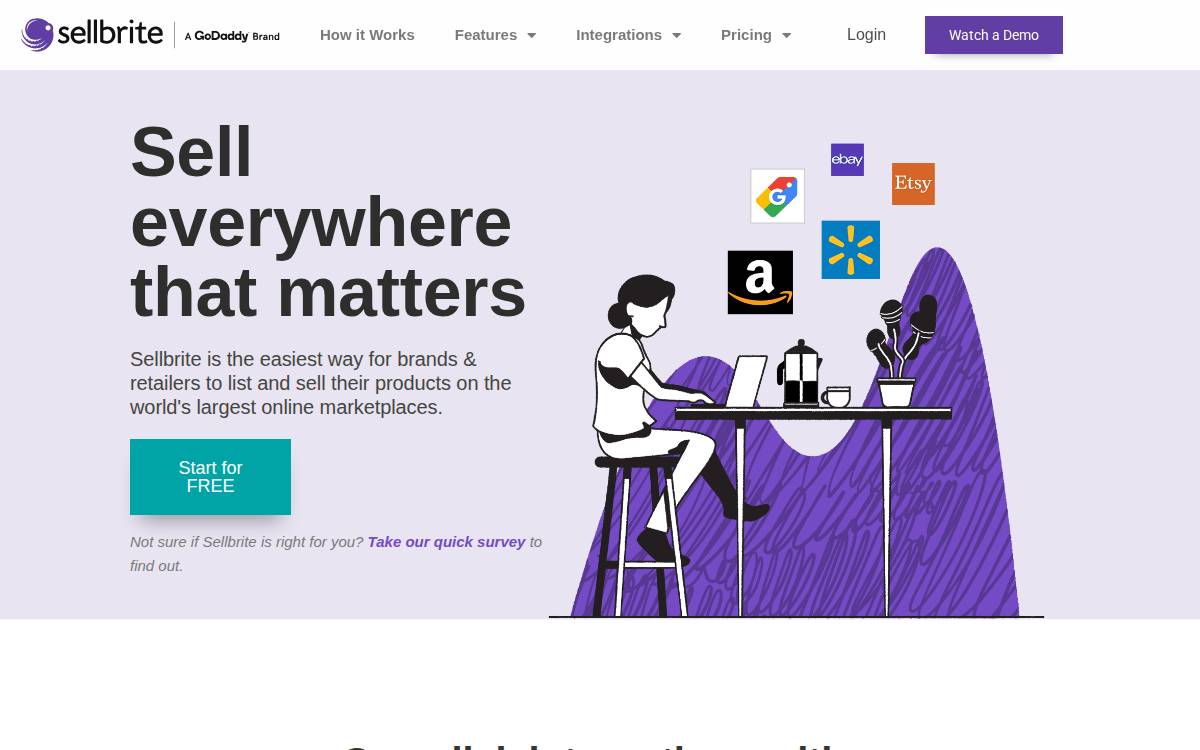Sellbrite website preview