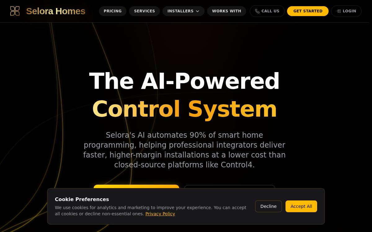 Selorahomes website preview