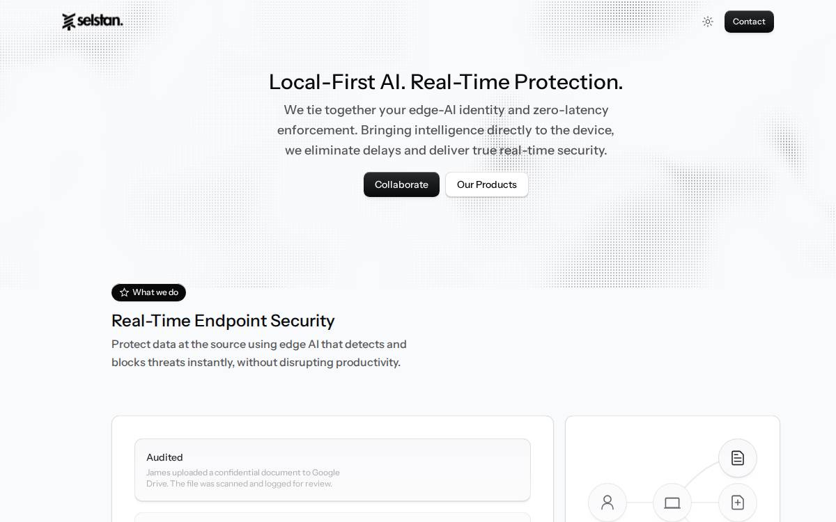 Selstan website preview