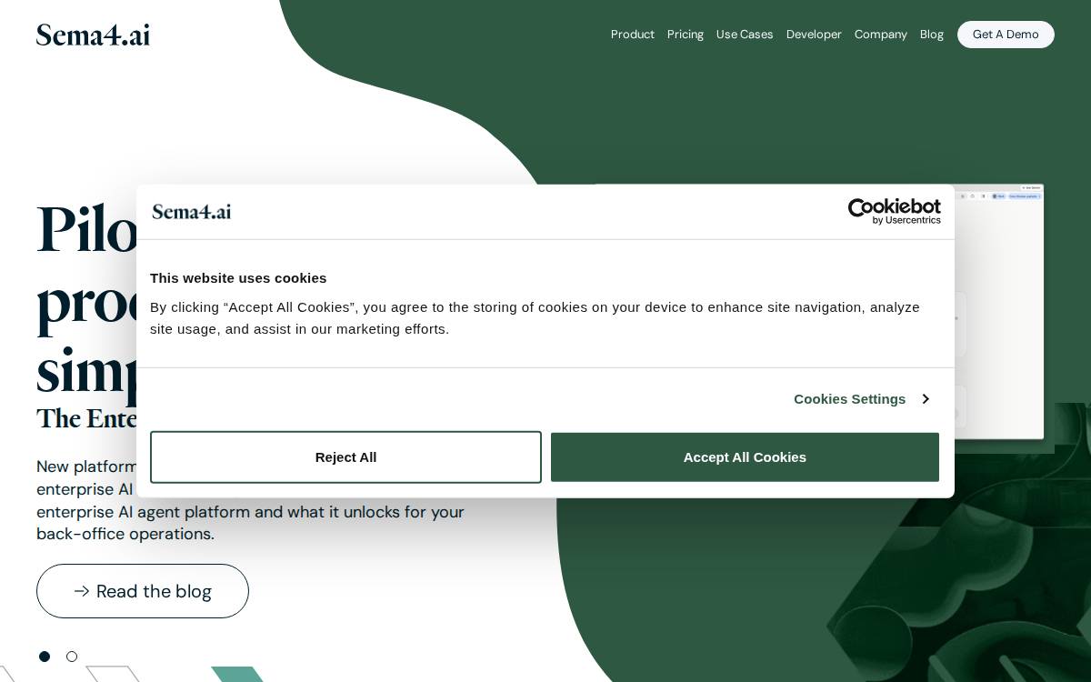 Sem4ai website preview