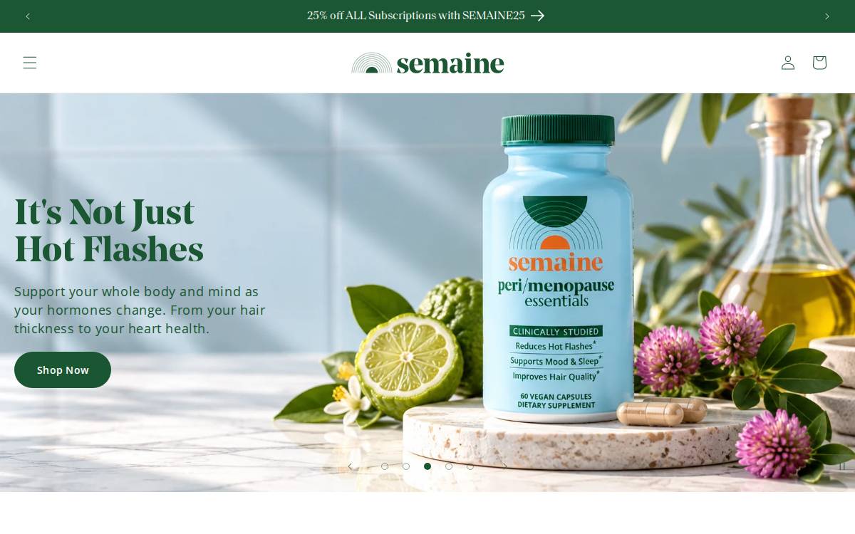 Semaine Health Website website preview