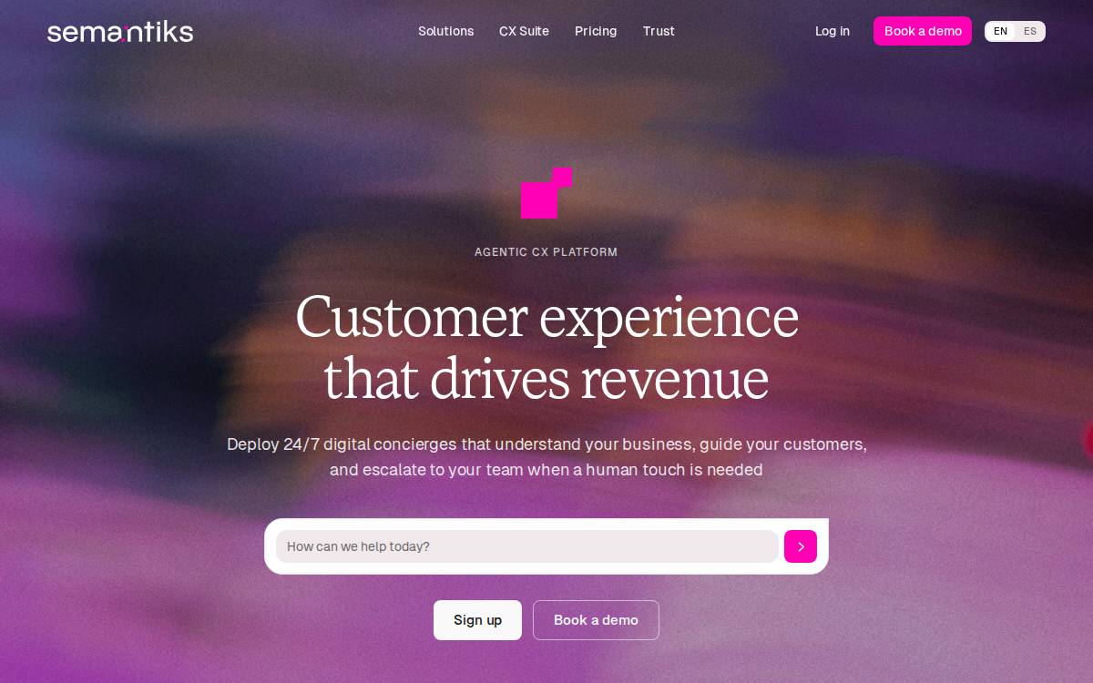 Semantiks AI website preview