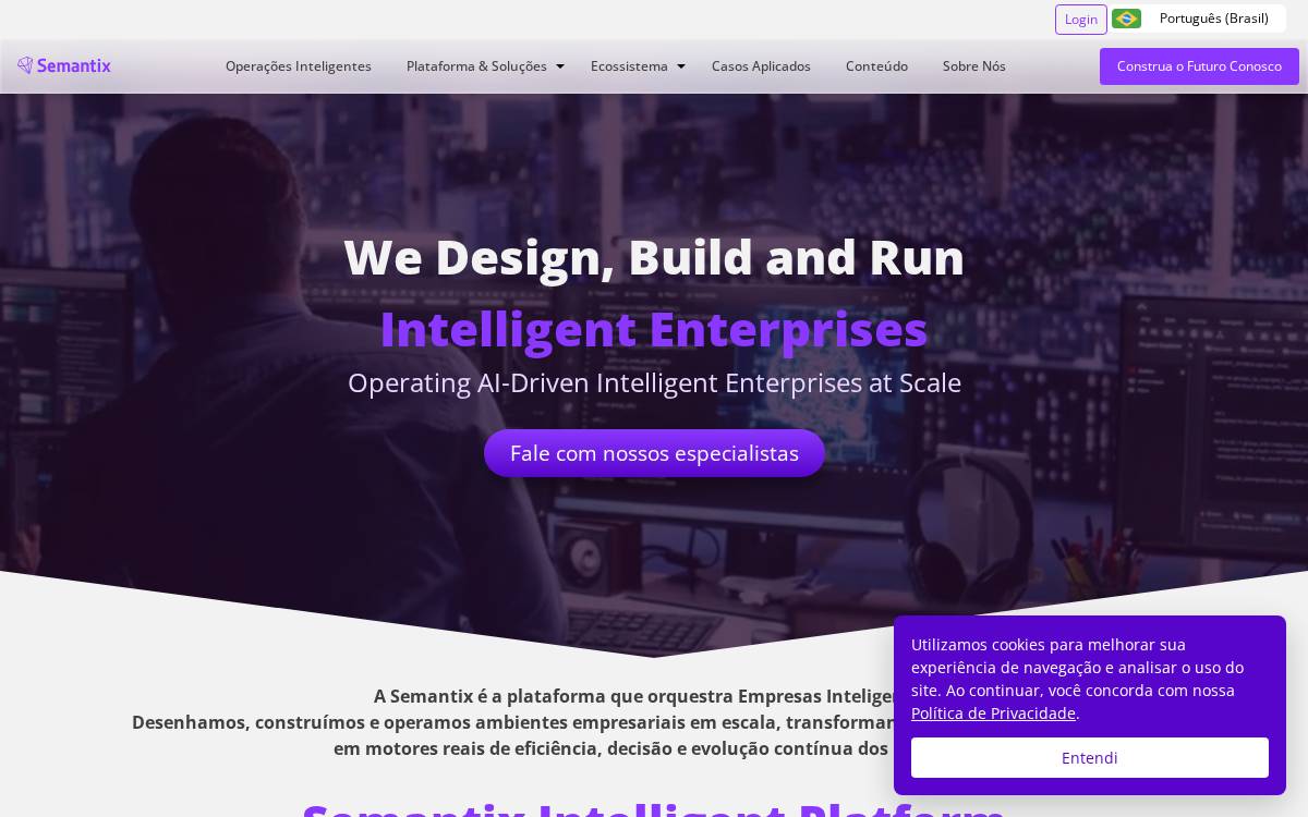 Semantix website preview