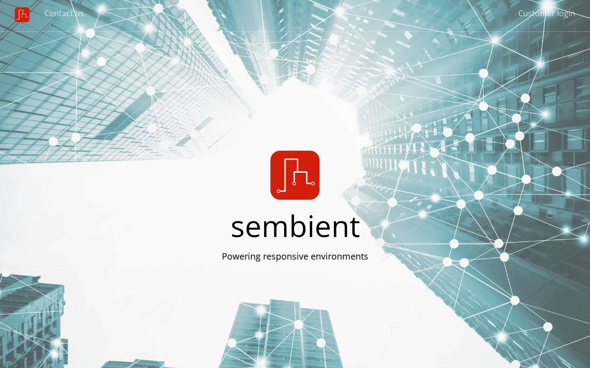 Sembient website preview