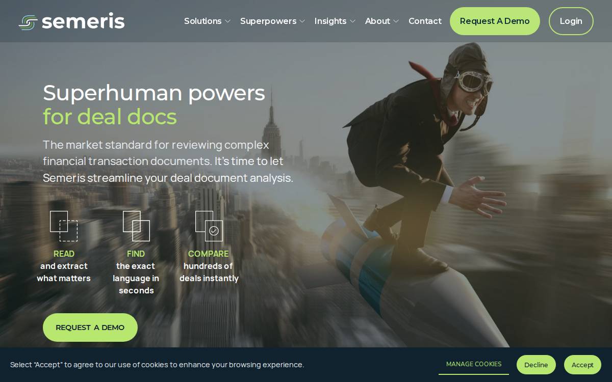 Semeris website preview