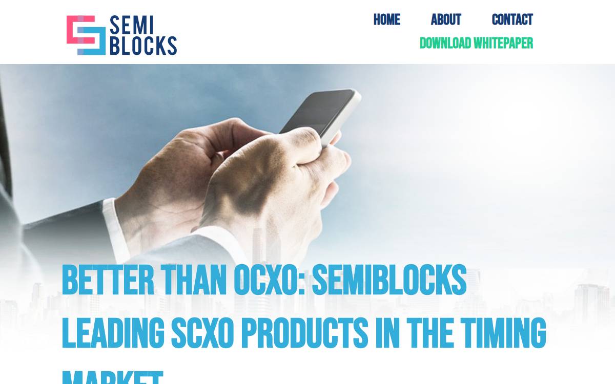 Semiblocks website preview