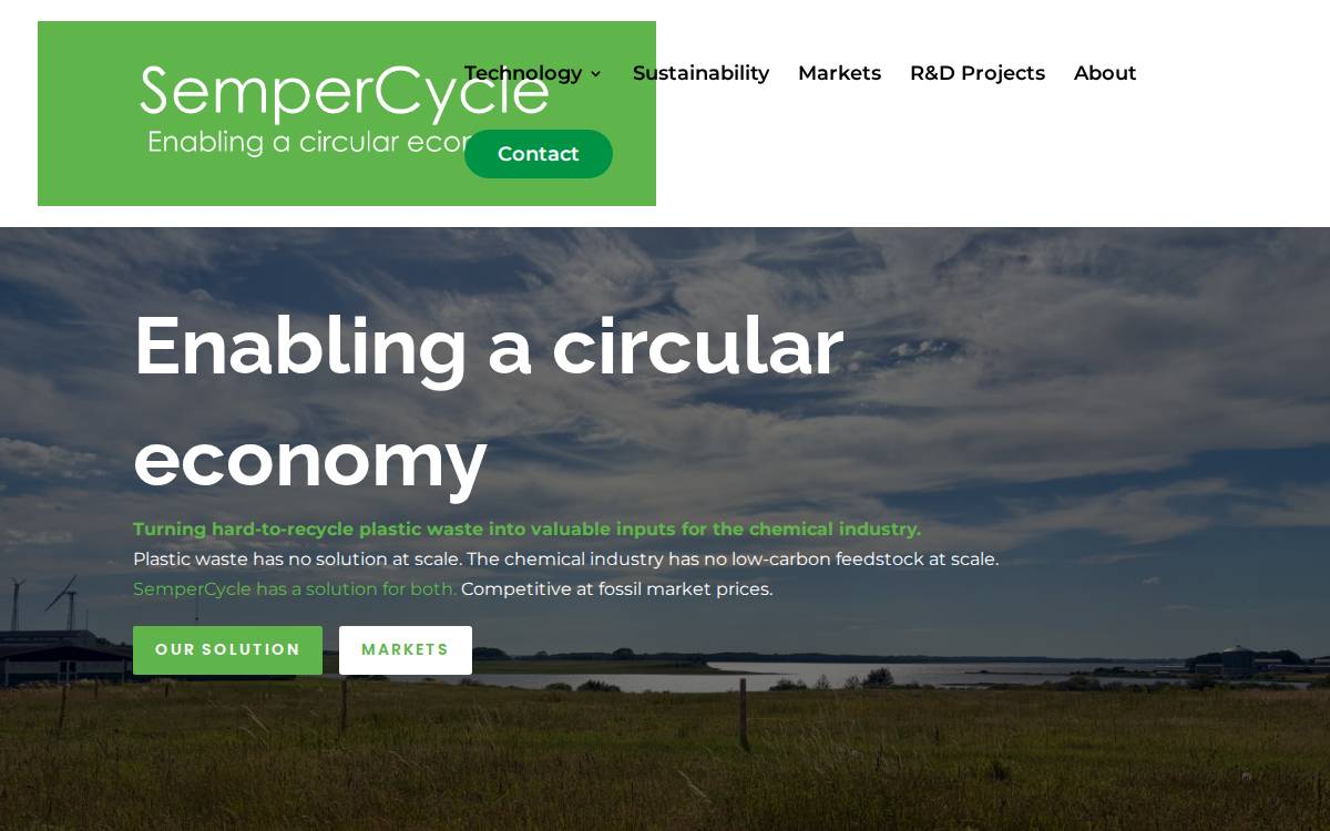 Sempercycle website preview