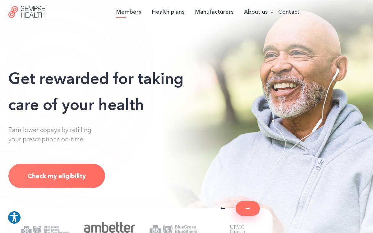 Sempre website preview